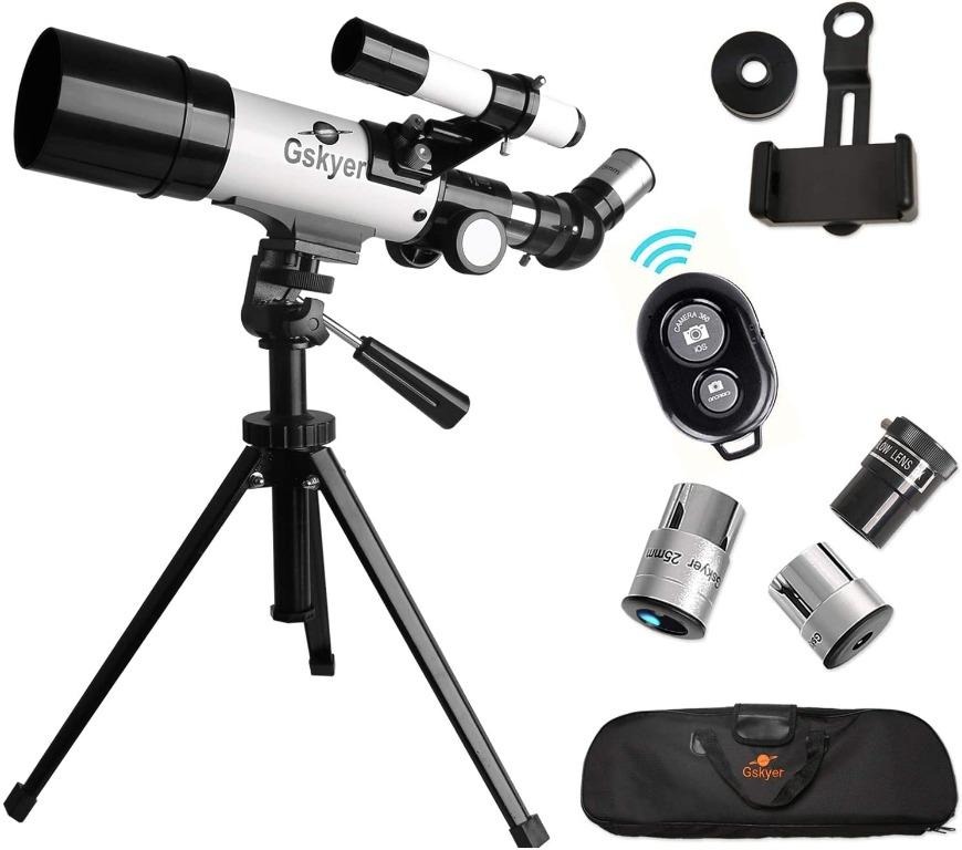 Gskyer Telescope, 60mm AZ Refractor Telescope, German Technology Travel  Scope (Cell Phone Holder NOT included), Electronics, Others on Carousell