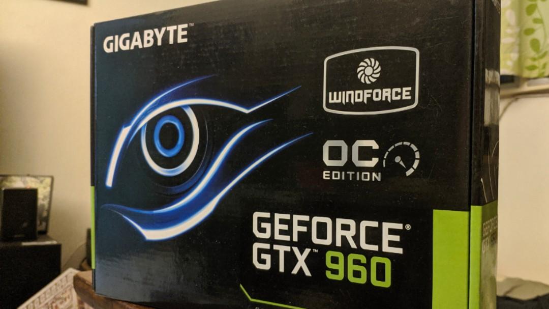 Gtx 960 2gb Gigabyte Windforce Oc Electronics Computer Parts Accessories On Carousell