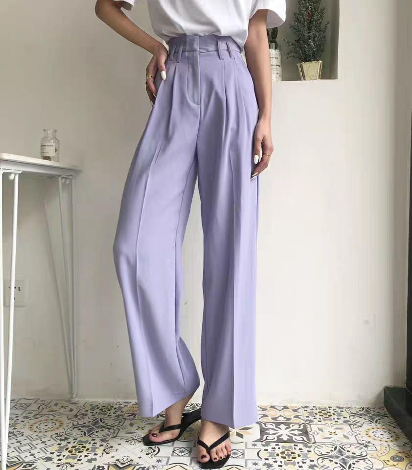 Lilac high waisted pants hotsell