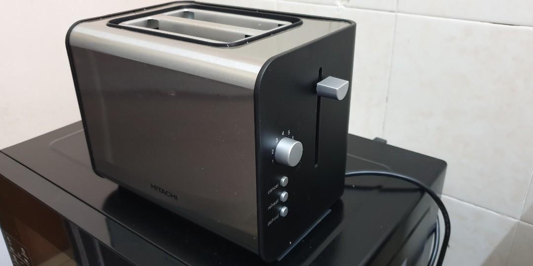 Hitachi 2 slice bread toaster, TV & Home Appliances, Kitchen Appliances ...