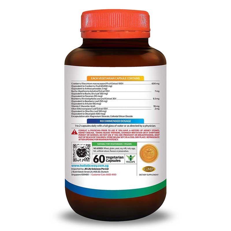 Holistic way urinary tract health cranberry 60,000, Health & Nutrition