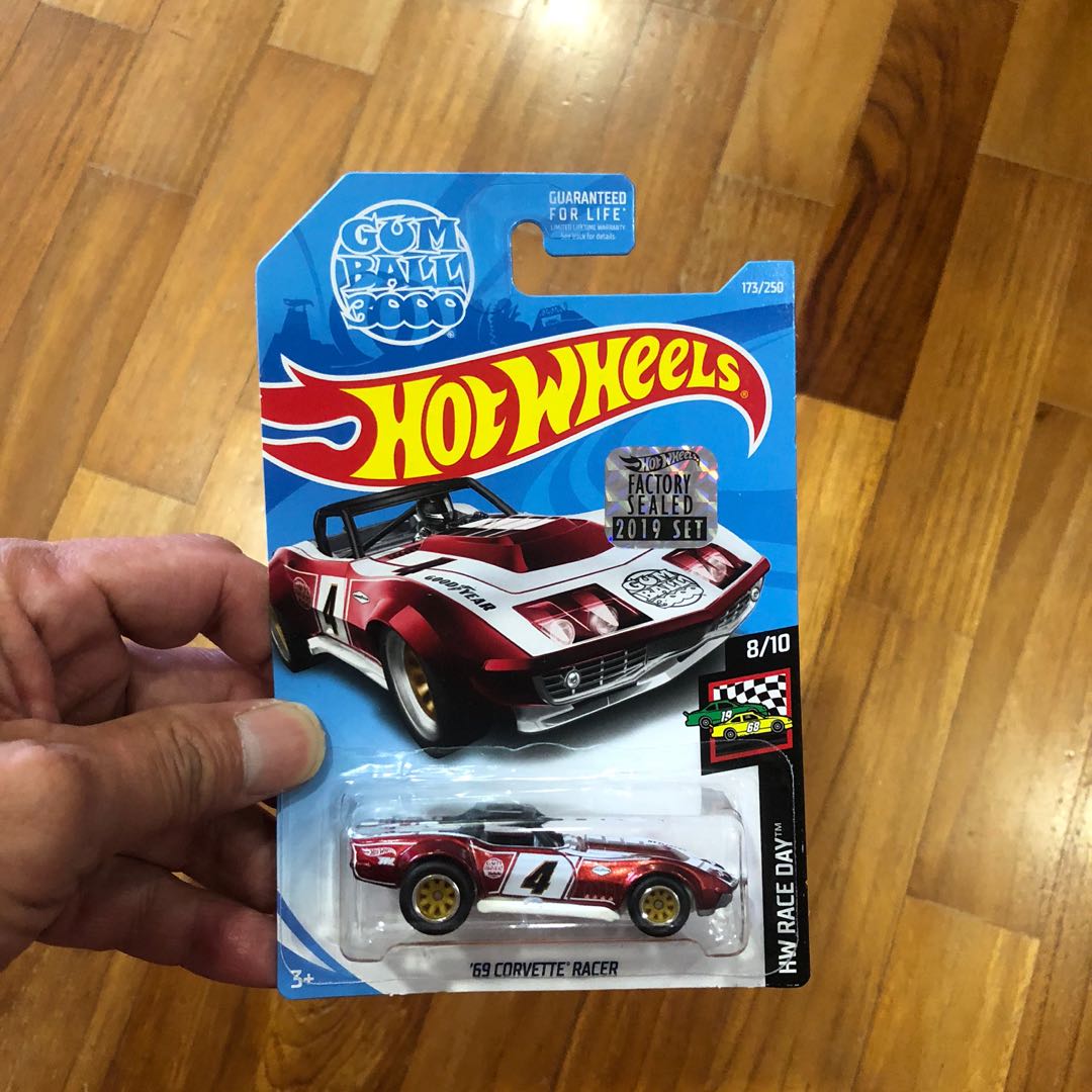 Hot wheels 69 corvette racer super treasure hunt shop