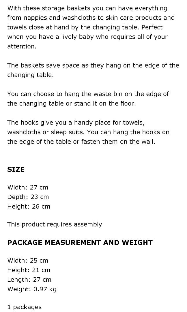 onsklig store baskets