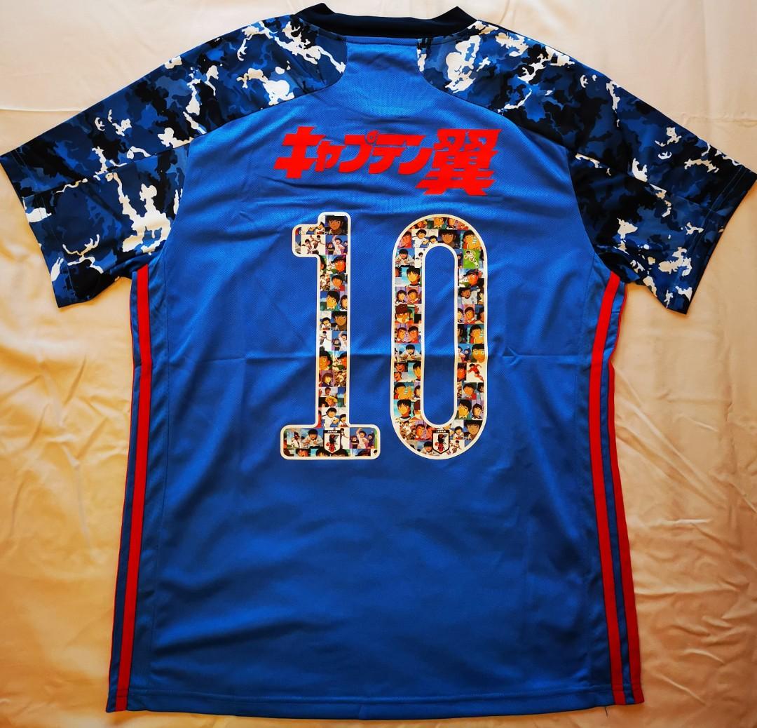 Japan Home Jersey 2020 Captain Tsubasa, Men's Fashion, Activewear on