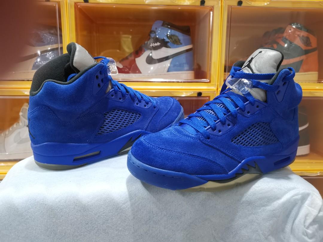 Jordan 5 Retro Blue Suede