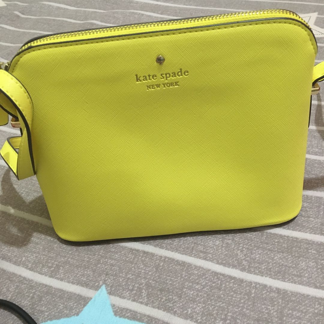 Kate spade (Sling bag in yellow), Women's Fashion, Bags & Wallets, Cross-body  Bags on Carousell