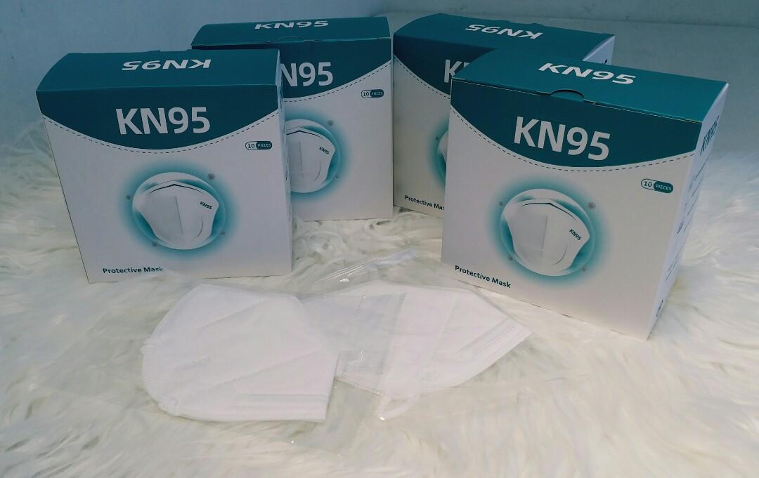 KN95 face mask (Category: Face Care) located in Las Pinas. Submitted by modish8 (Listing ID 1010334436, Image 1). Description: 4ply KN95 face mask 10pcs/box cod via lalamove.