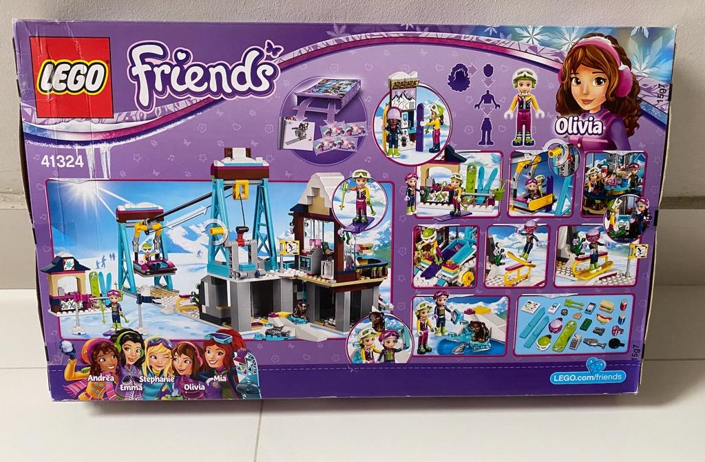 Lego 41324 friends snow resort ski lift stores best sale