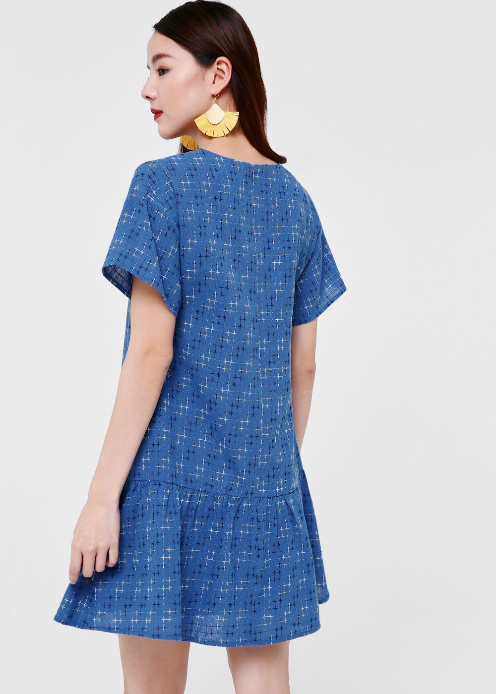 Love Bonito Orabella Flare Hem Dress Women s Fashion Tops