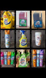 Lysol Disinfectant Products