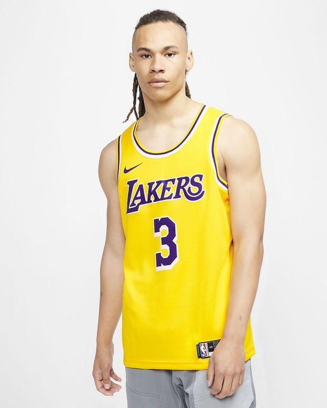 Nike NBA LA Lakers Davis #3 Swingman Jersey