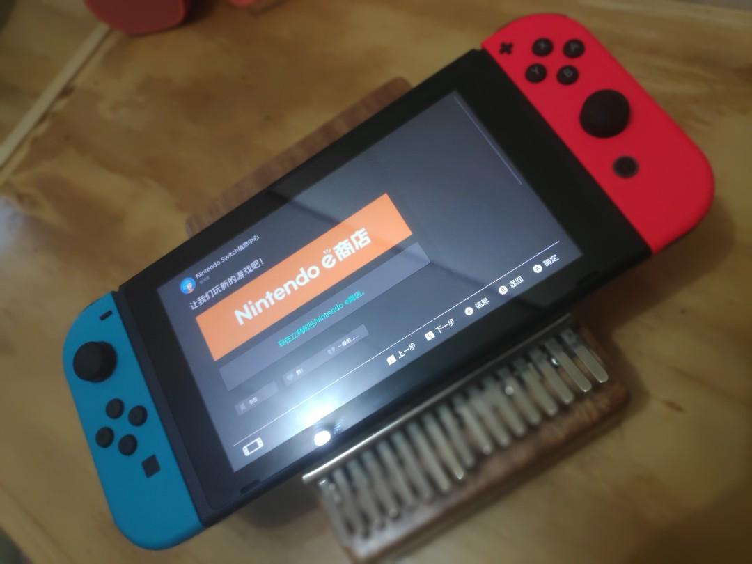 Nintendo Switch With Neon Blue And Neon Red V2 Video Game Konsol Di Carousell