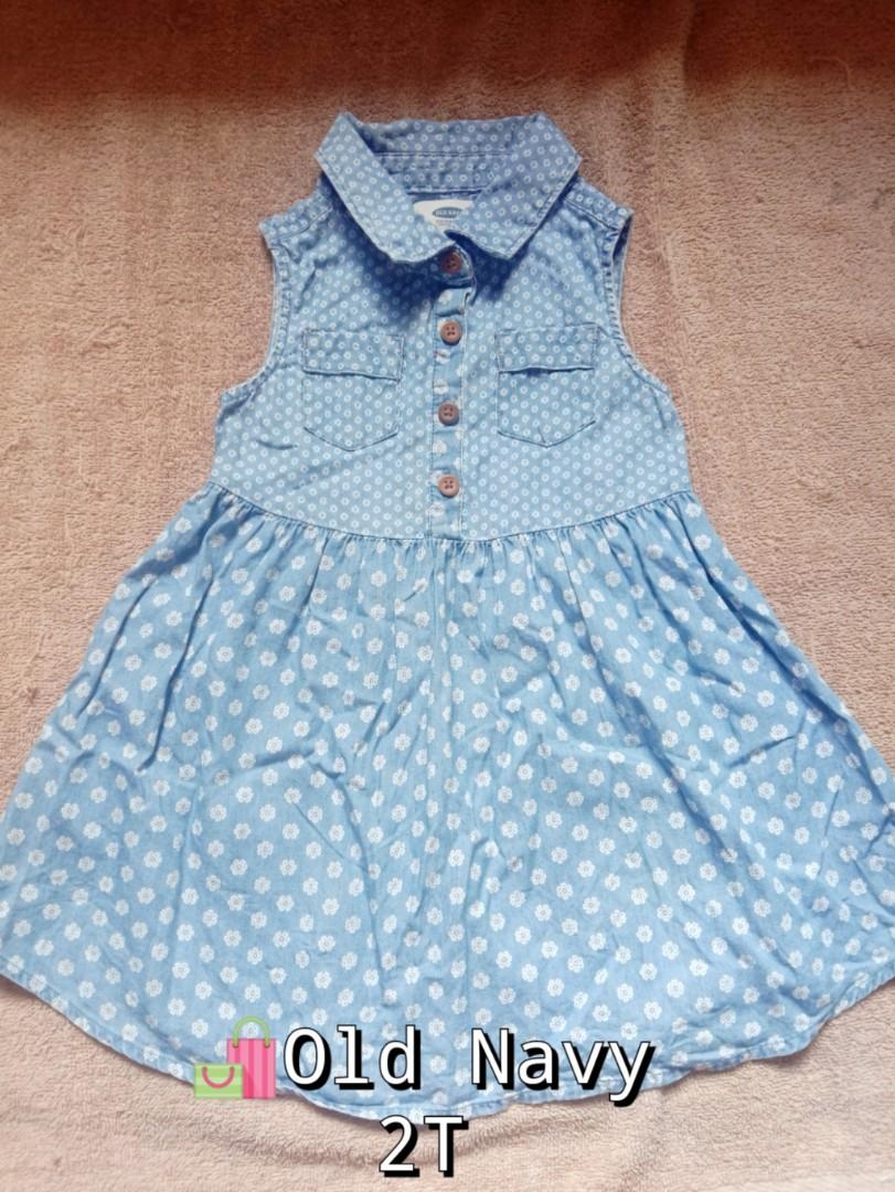 old navy denim dress toddler