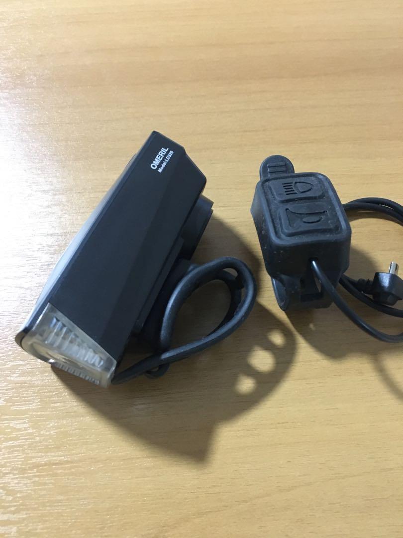 Omeril LD320 bike light with remote 