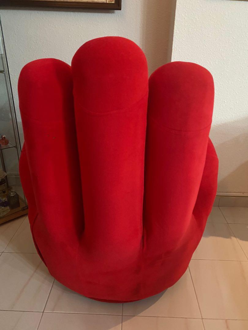 Palm hand chair deals