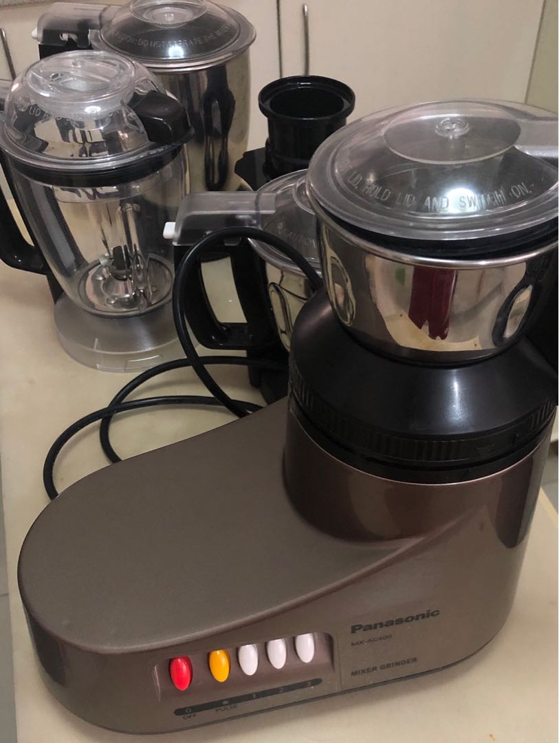 Panasonic Blender Mixer Grinder Set (MXAC400W), TV & Home Appliances