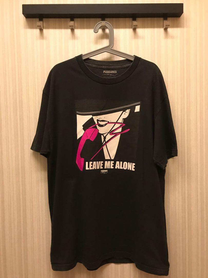 Pleasures Patrick Nagel Leave Me Alone Tee Men S Fashion Tops Sets Tshirts Polo Shirts On Carousell