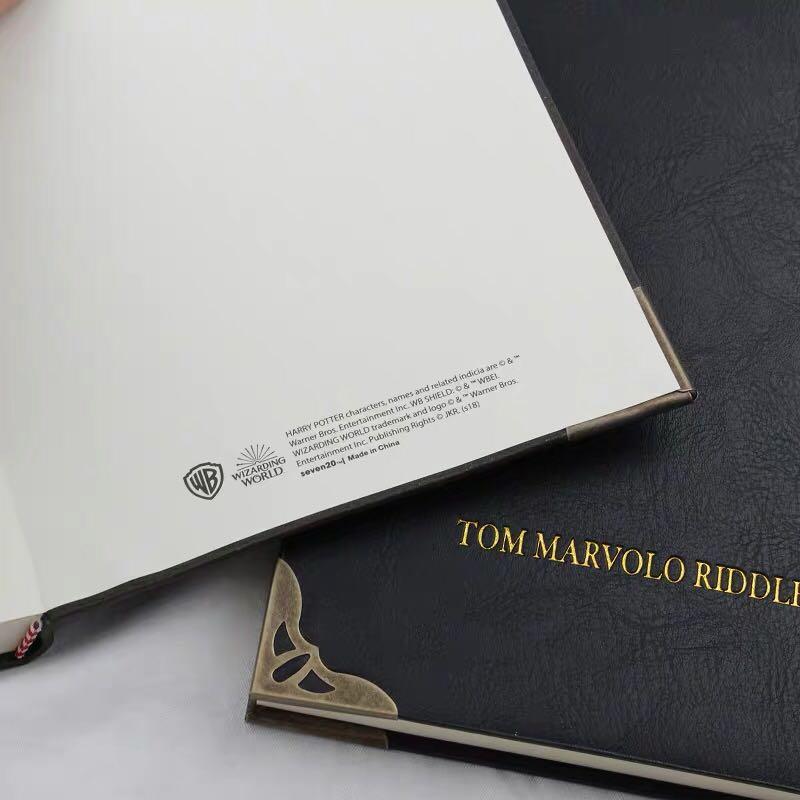 Po Tom Riddle S Diary Harry Potter And The Chamber Of Secrets Black Notebook Books Stationery Stationery On Carousell