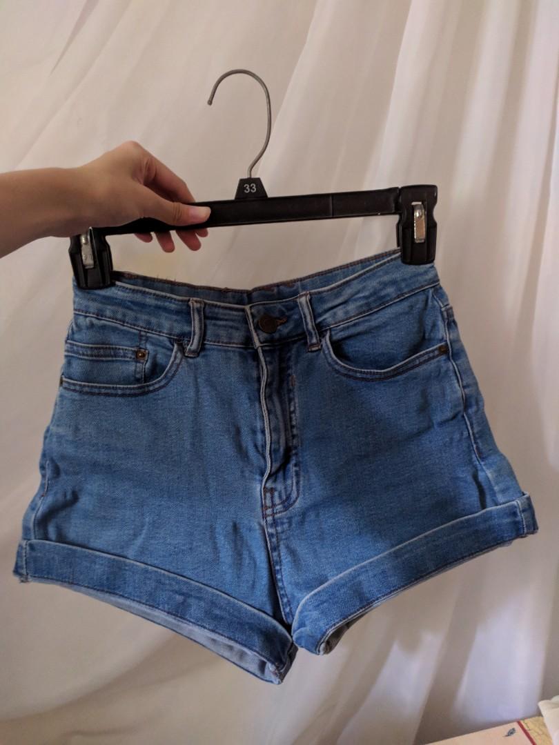pull and bear high waisted shorts