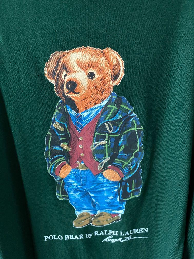 Green polo store bear shirt