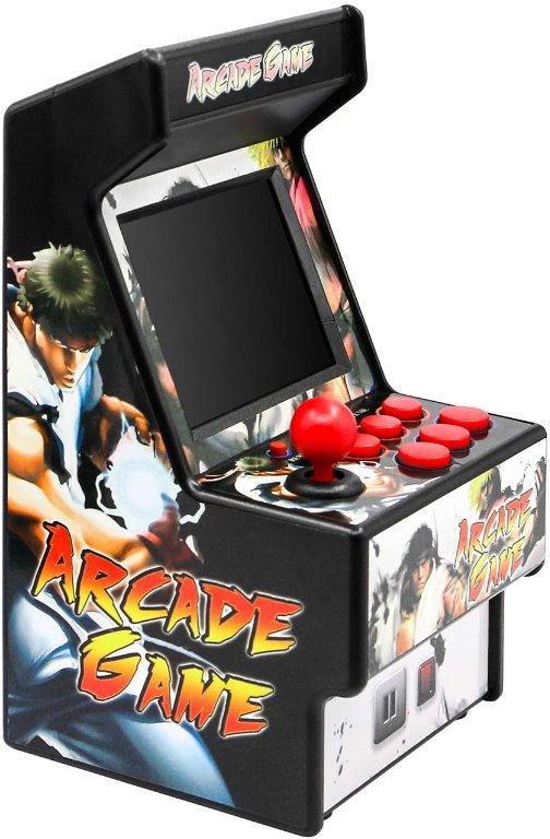 Rjvwq E Wor Rechargeable Mini Arcade Game Retro Handheld Video Game Player Built In 156 Games 2 8 Inch Tft Screen 16 Bit Tiny Portable Old Gaming System For Kids Gift Black Everything Else On Carousell