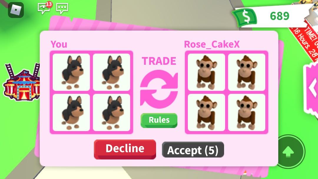 Roblox Adopt Me Trading Proofs, Toys & Games, Video Gaming ...