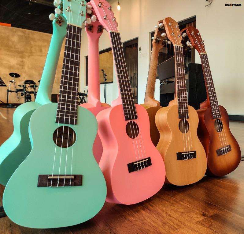 Seventones Ul24 Ukulele Concert Size Natural Sunburst K Blue Music Media Music Instruments On Carousell