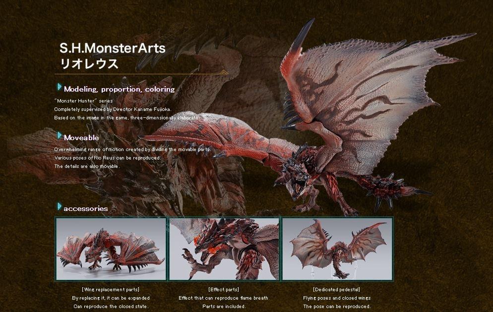 S H Monsterarts Rathalos Monster Hunter World Iceborne Toys Games Action Figures Collectibles On Carousell
