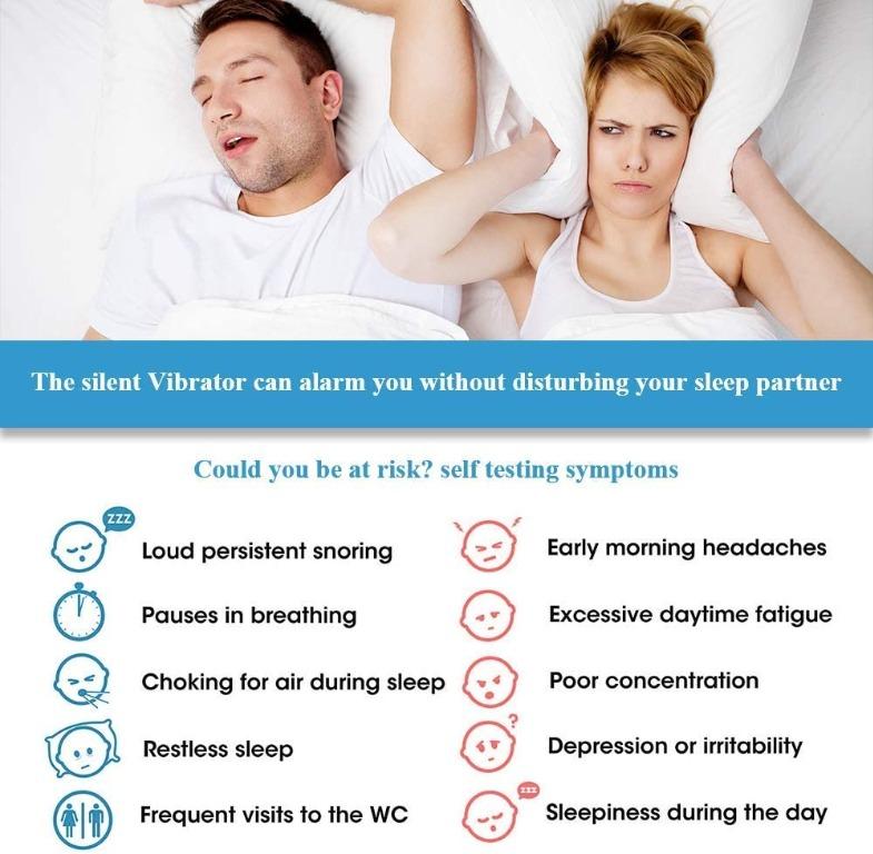 Sleep Oxygen Monitor w Vibration Alert for Sleep Apnea with APP/PC