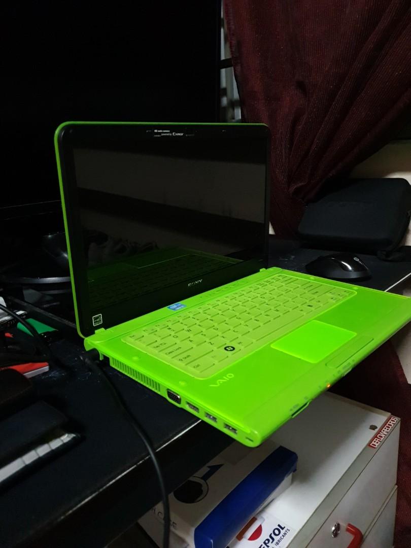 SONY VAIO GREEN, Computers & Tech, Laptops & Notebooks on Carousell