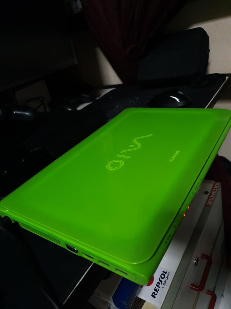 SONY VAIO GREEN, Computers & Tech, Laptops & Notebooks on Carousell