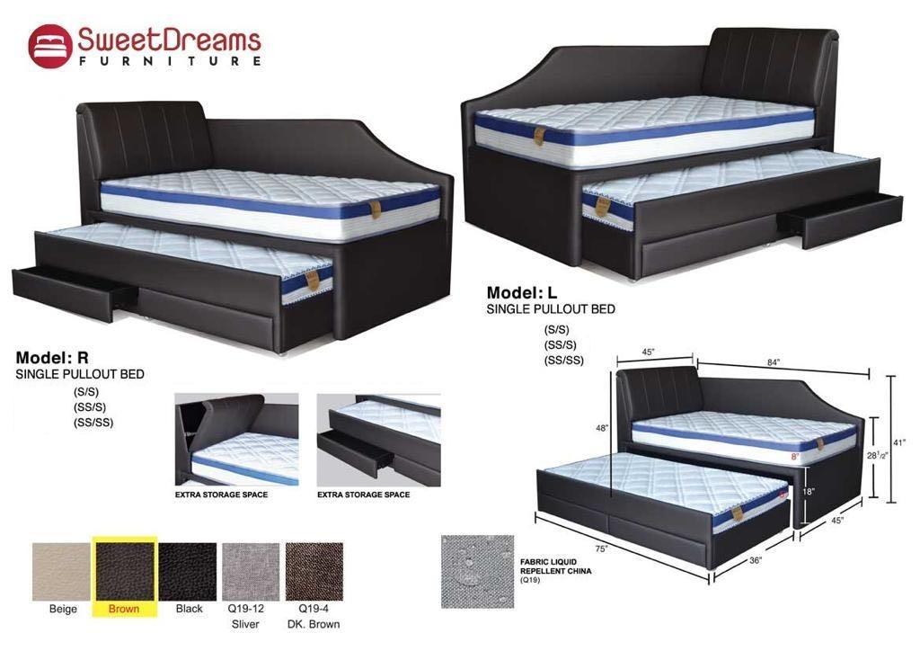 Storage Pull Out Bed Furniture Beds Mattresses On Carousell