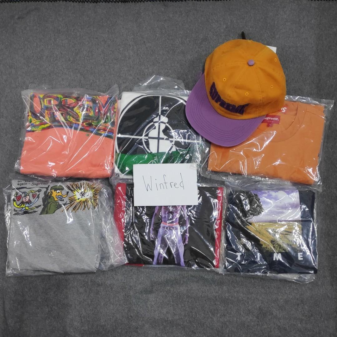 Supreme time tee discount navy