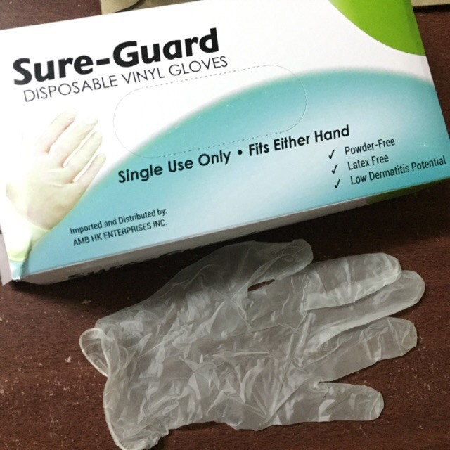 Sureguard - Vinyl gloves, Beauty & Personal Care, Sanitary Hygiene on ...