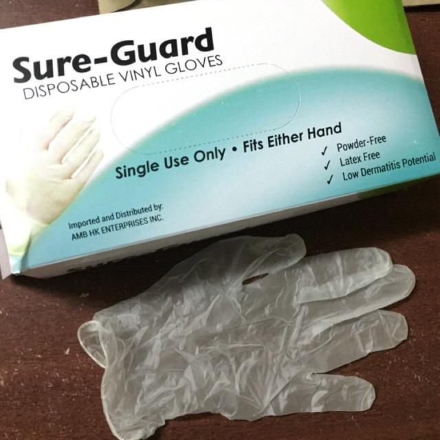 Sureguard - Vinyl gloves, Beauty & Personal Care, Sanitary Hygiene on ...
