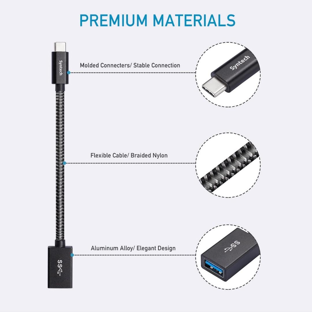Syntech USB C to USB Adapter, (2 Pack) USBC to USB 3.0 Adapter,USB