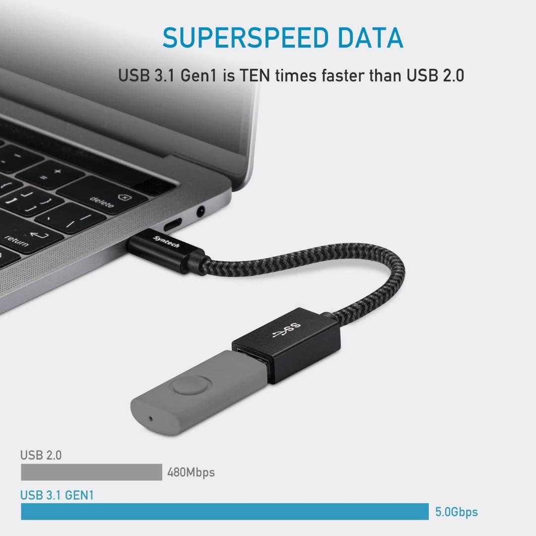 Syntech USB C to USB Adapter, (2 Pack) USBC to USB 3.0 Adapter,USB