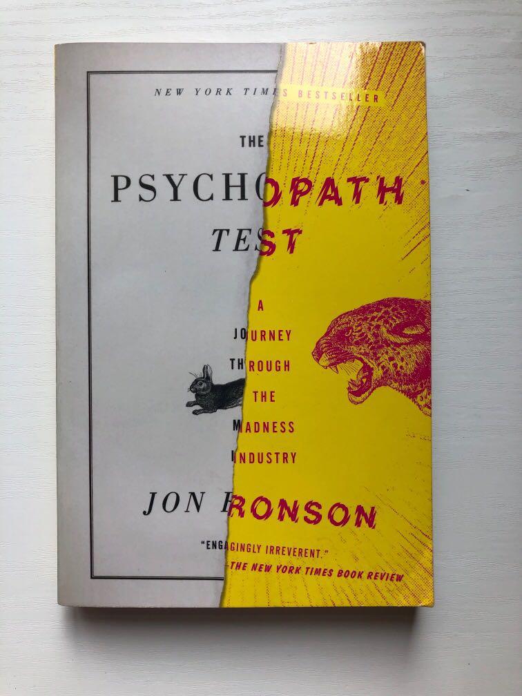 The Psychopath Test Books Stationery Non Fiction On Carousell