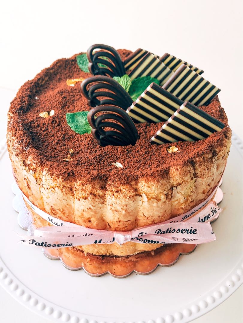 Tiramisu Cake Charlotte Food Drinks Baked Goods On Carousell