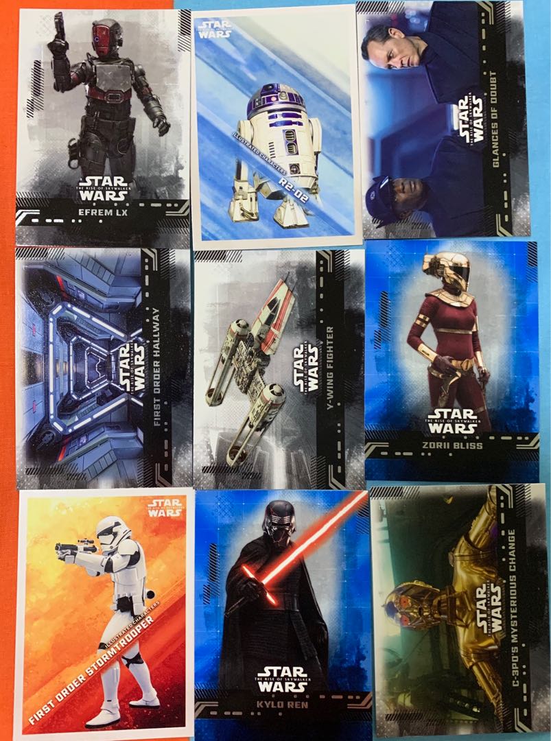 Topps Star Wars Rise of Skywalker May the Force Be With You Set
