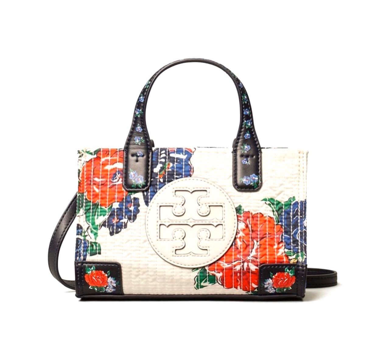 ella floral quilt micro tote
