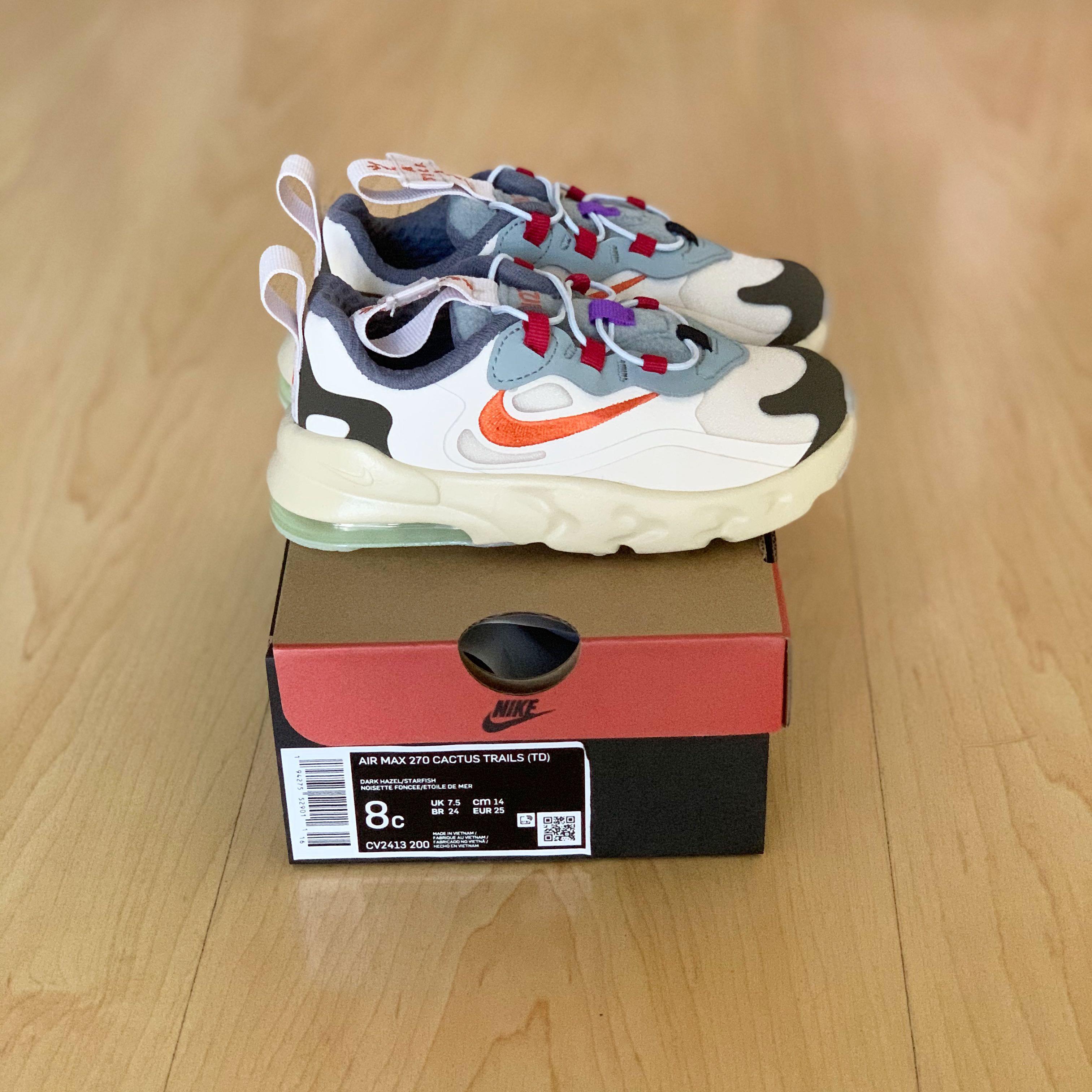 all white air max 270 kids