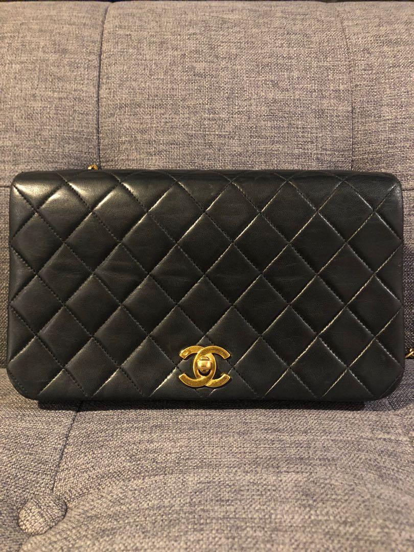 Vintage Chanel Full Flap, Luxury, Bags & Wallets on Carousell