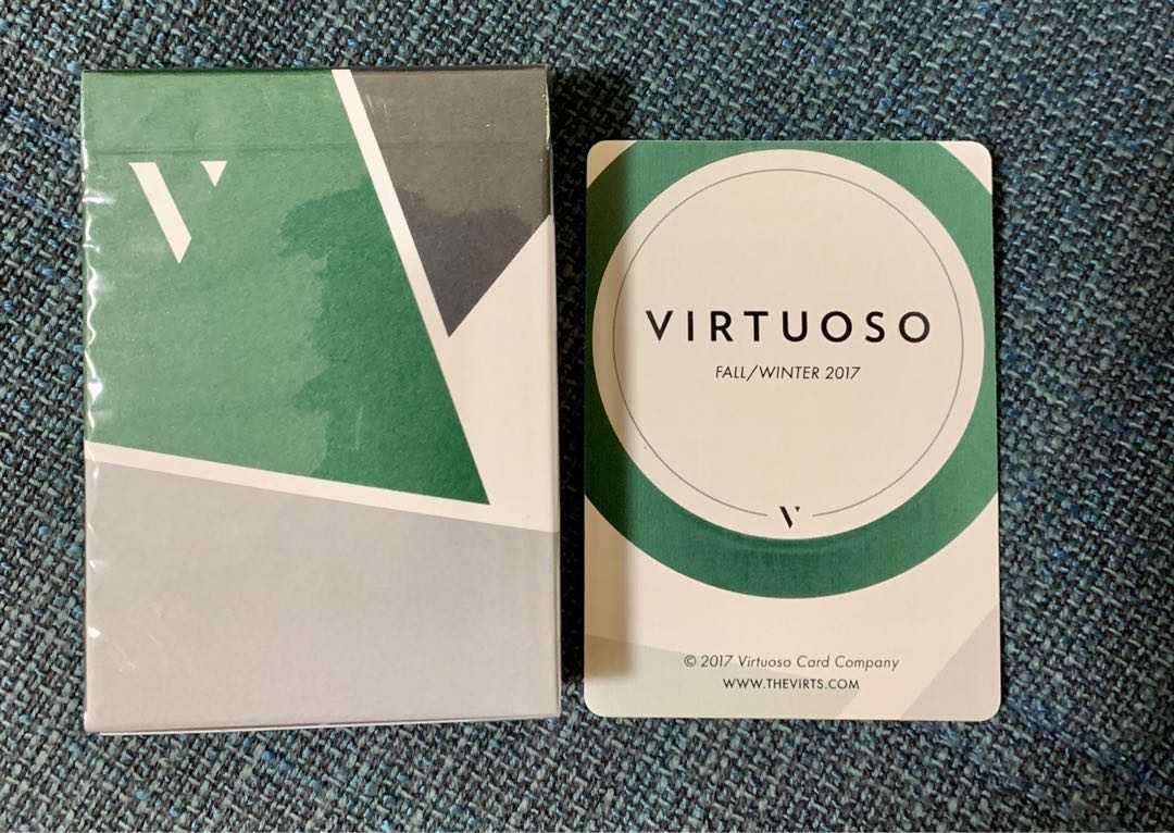 Virtuoso Playing Cards Hobbies Toys Toys Games On Carousell