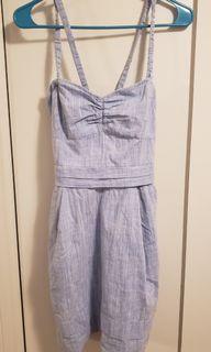Wilfred Baby Blue Summer Dress: Size 10