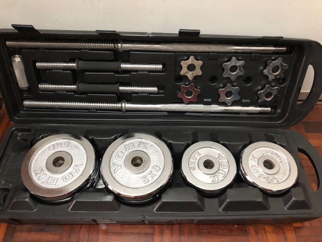 York 50kg online barbell set