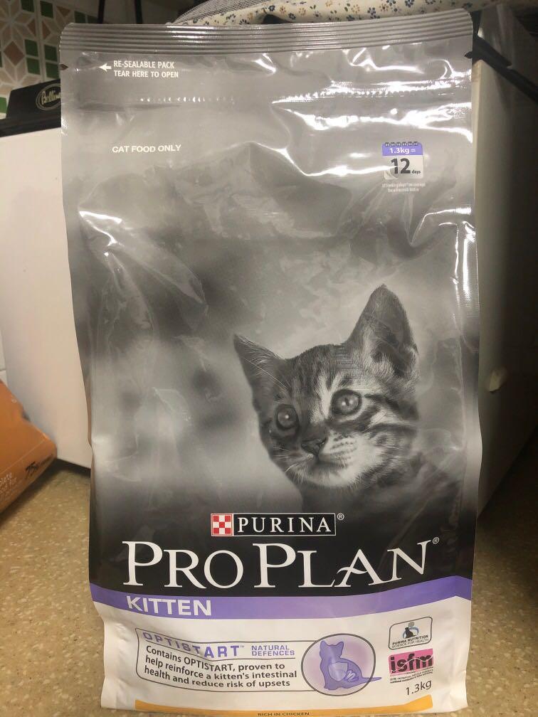 1 3kg Proplan Kitten Food Dry Pet Supplies For Cats Cat Food On Carousell