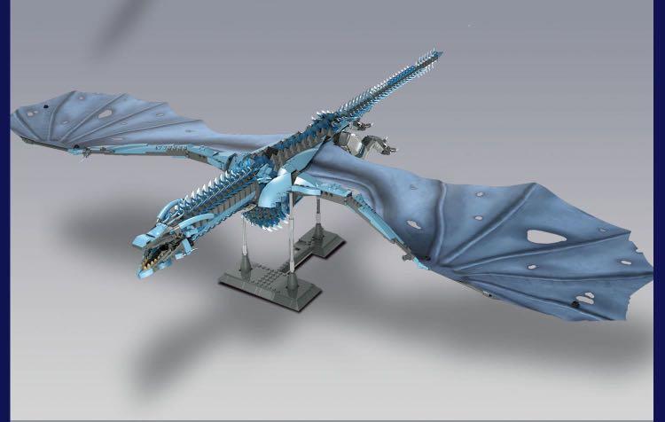 18K Lepin Game of Thrones Viserion MOC