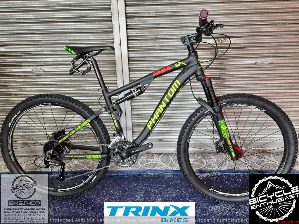 Phantom rise full suspension clearance