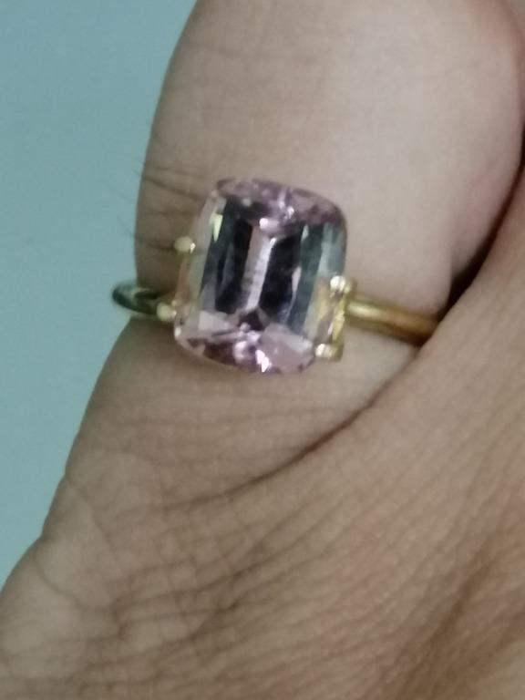 2020 Cg Engagement Ring Gem Pt1 9 4mm 5 25cts Custom Asscher Peach Tourmaline Excellent For Engagement Ring Pm 92304747 Natural Photography 10620 Women S Fashion Jewellery Rings On Carousell